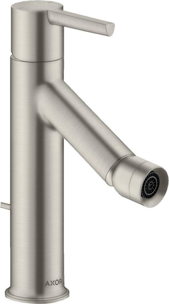 AXOR STARCK Einhebel-Bidetmischer DN 15 von Hansgrohe – mit Zugstangen-Ablaufgarnitur, chrom