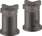 schwarz / brushed black chrome / 198mm