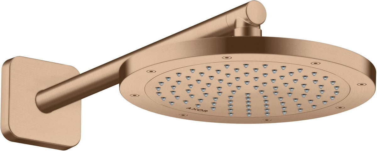 AXOR Kopfbrause 245 1jet EcoSmart Chrom – 245 mm Rain Strahl für Wand- und Deckenmontage