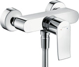 HANSGROHE Metris Einhand-Brausemischer DN 15 chrom – Wandmontage mit Temperaturbegrenzer