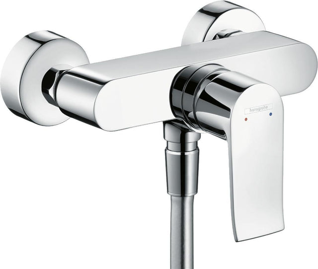 HANSGROHE Metris Einhand-Brausemischer DN 15 chrom – Wandmontage mit Temperaturbegrenzer