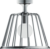 AXOR LampShower Nendo Kopfbrause mit Deckenanschluss und LED-Beleuchtung, Chrom, 275 mm