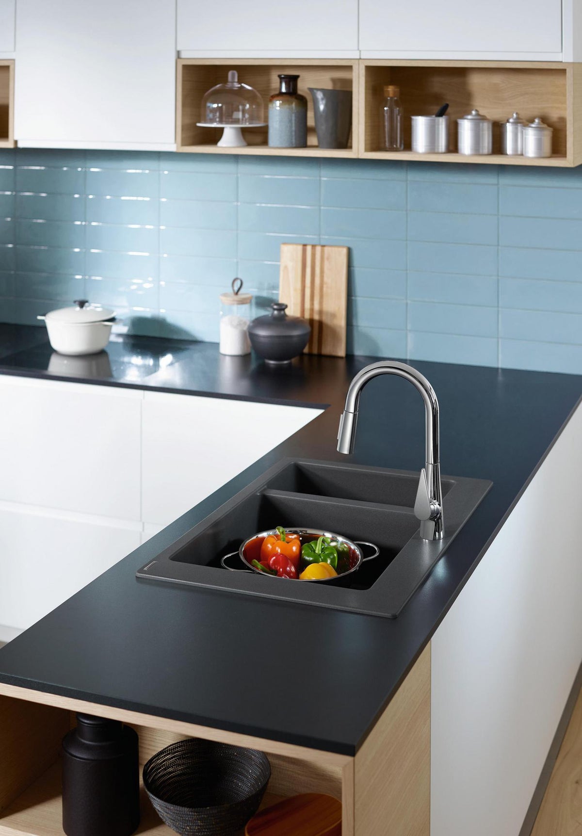 HANSGROHE HG Einhebel-Küchenmischer 160 TALIS S DN 15 mit sBox und Ausziehbrause chrom