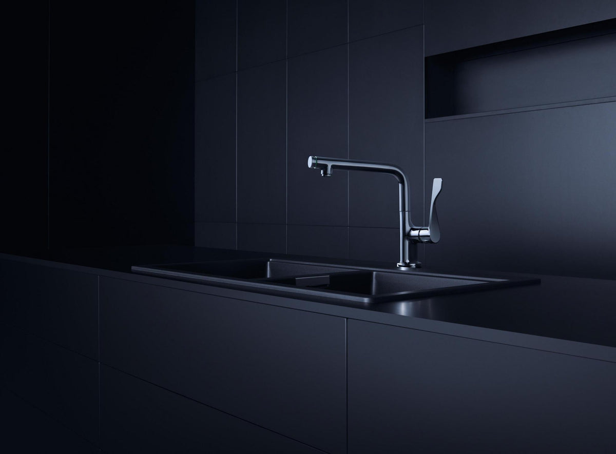 AXOR Citterio Select Küchenmischer mit ComfortZone 230 und Select-Knopf – Chrom