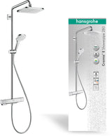 HANSGROHE Showerpipe Croma E 280 1jet EcoSmart 9 l/min Chrom mit Brausethermostat