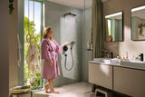 HANSGROHE Handbrause Activera Select S 95 2jet EcoSmart Chrom – 2 Strahlarten, Select-Taste, QuickClean+
