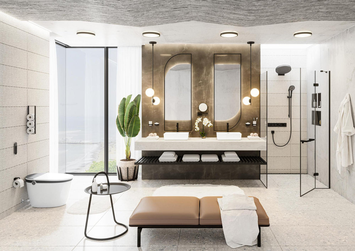 HANSGROHE Finoris 260 Einhebel-Waschtischmischer mit Push-Open Ablaufgarnitur, chrom