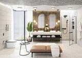 Hansgrohe FixFit Square Schlauchanschluss mit Rückflussverhinderer, chrom