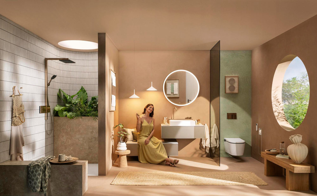 HANSGROHE Spiegel Xarita S 700 mm mit LED-Beleuchtung und kapazitivem Berührungssensor