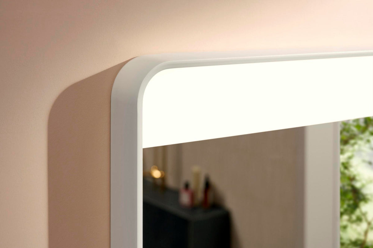 Hansgrohe Xarita Lite Q Spiegel 360 mm mit horizontaler LED-Beleuchtung, mattschwarz