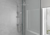 HANSGROHE Showerpipe VERNIS Shape 230 1jet Reno Chrom – Duschsystem mit Kopf- und Handbrause