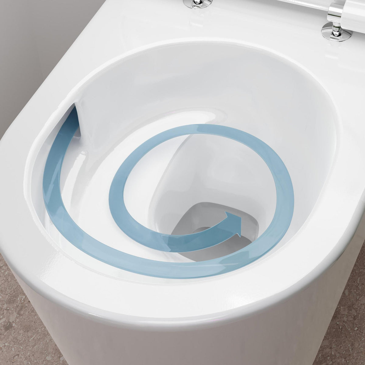 HANSGROHE EluPura S Wand-WC Set weiß mit HygienEffect, spülrandlos & SoftClose
