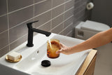 HANSGROHE Rebris E 110 Einhebel-Waschtischmischer CoolStart ohne Ablaufgarnitur mattschwarz