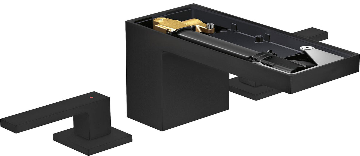 AXOR MYEDITION 3-Loch-Waschtischmischer 70 ohne Platte in polished gold optic – PowderRain