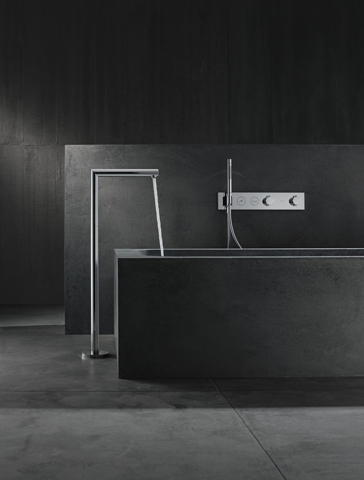 AXOR UNO Wanneneinlauf freistehend, 838 mm, Chrom – HANSGROHE