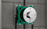 HANSGROHE ShowerSelect Comfort S Thermostat Fertigmontageset Unterputz Chrom für 2 Verbraucher