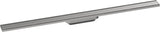 HANSGROHE RainDrain Original Duschrinne Fertigset 1200 mm – rahmenloses Design, Edelstahl gebürstet