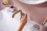 HANSGROHE Tecturis S Einhebel-Waschtischmischer 130 mm Ausladung Push-Open Chrom