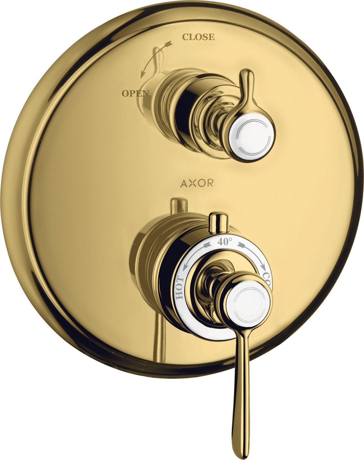 AXOR MONTREUX Thermostat Unterputz mit Abstellventil und Hebelgriff Chrom