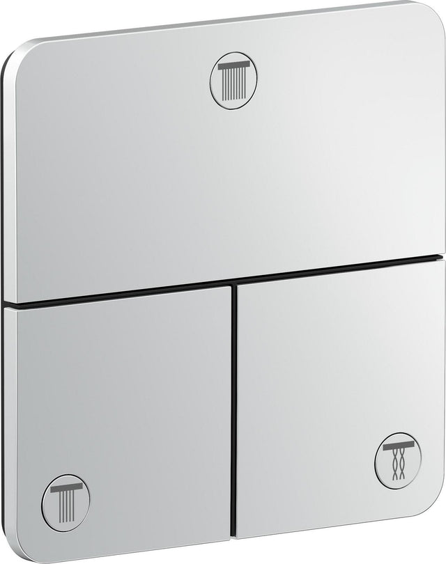 AXOR ShowerSelect ID Fertigmontageset Unterputz softsquare 3 Verbraucher Chrom – Select-Tasten