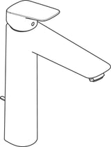 HANSGROHE Logis Einhebel-Waschtischmischer 190 DN 15 mit Zugstangen-Ablaufgarnitur chrom