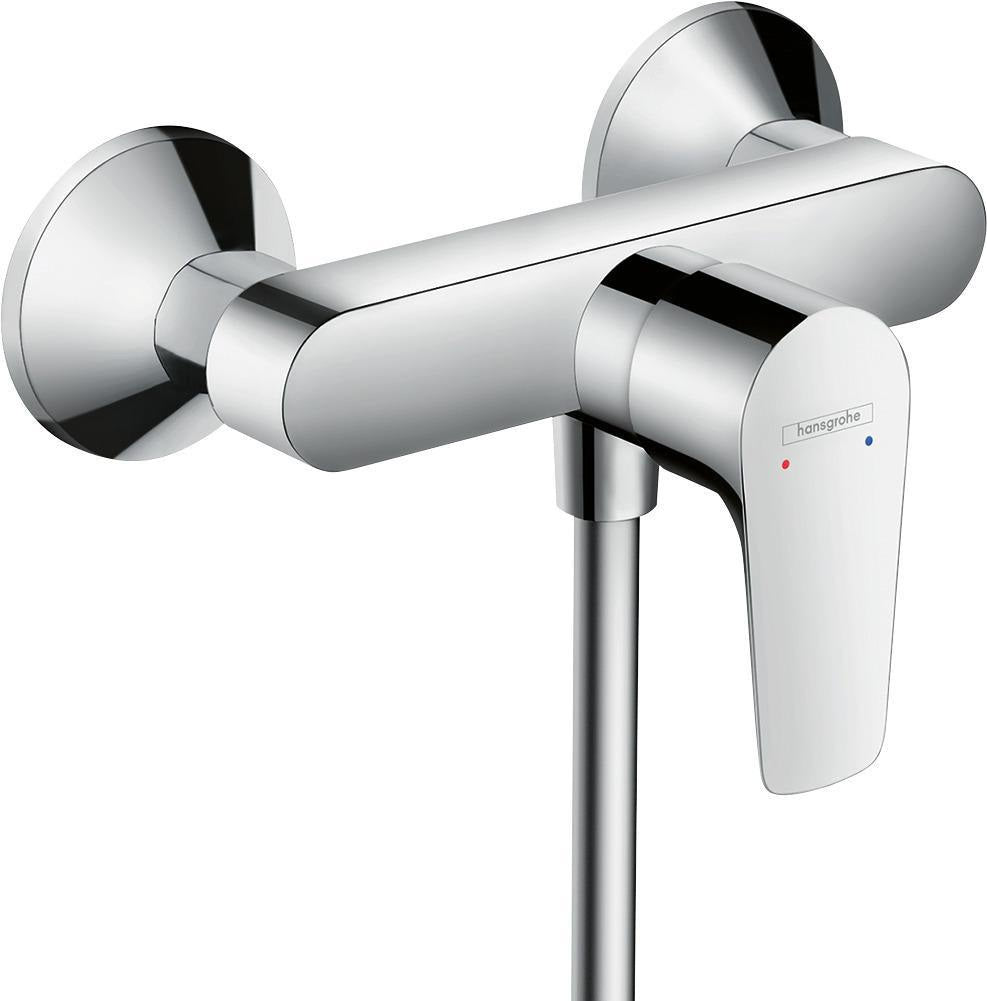 HANSGROHE Talis E Einhandhebelmischer Brause DN15 – Chrom, mit Temperaturbegrenzung