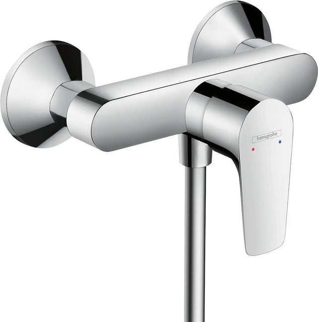 HANSGROHE Talis E Einhandhebelmischer Brause DN15 – Chrom, mit Temperaturbegrenzung