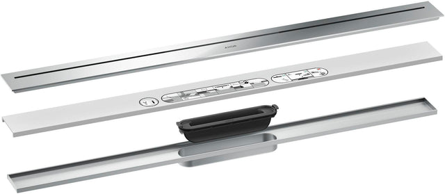 AXOR Drain Fertigset Duschrinne 900 mm chrom – Komplettset mit Dryphon