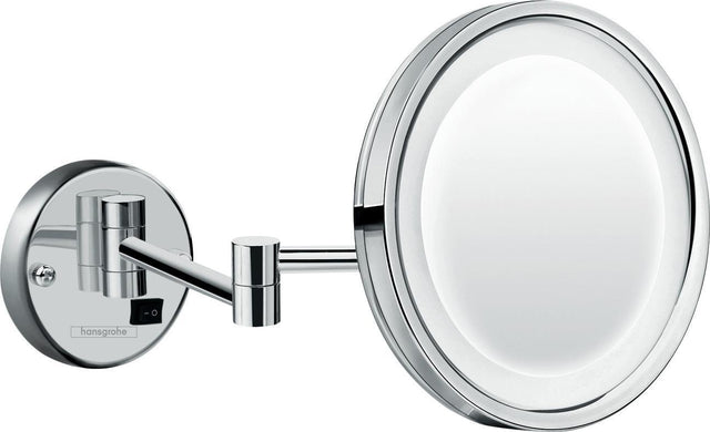 HANSGROHE Rasierspiegel LOGIS UNIVERSAL mit LED-Licht, 3-fach Vergrößerung, chrom