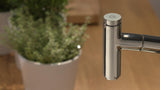 HANSGROHE Metris M71 Einhebel-Küchenmischer DN 15 mit Ausziehbrause, ComfortZone 320, Chrom
