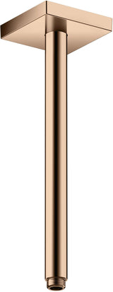 AXOR Decken-Anschlussstück 300 mm DN 15 eckig brushed brass