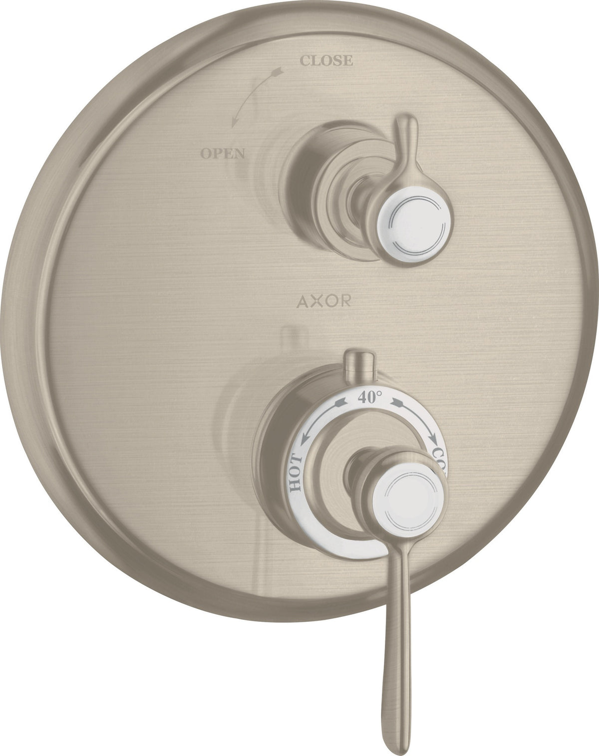 AXOR MONTREUX Thermostat Unterputz mit Abstellventil und Hebelgriff Chrom