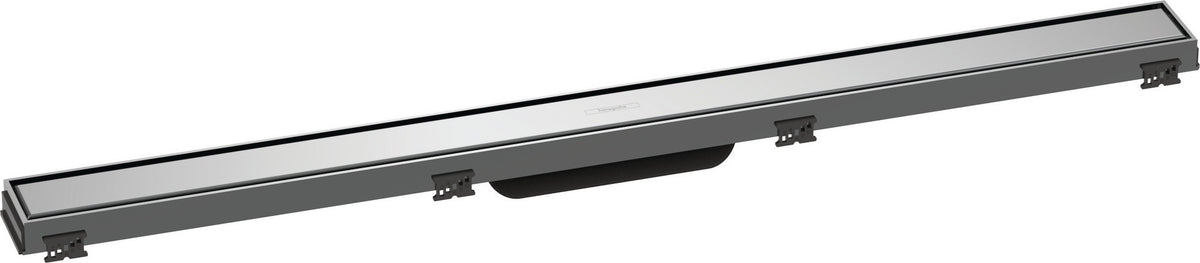 HANSGROHE RainDrain Match Duschrinne 600 mm mit höhenverstellbarem Rahmen, chrom