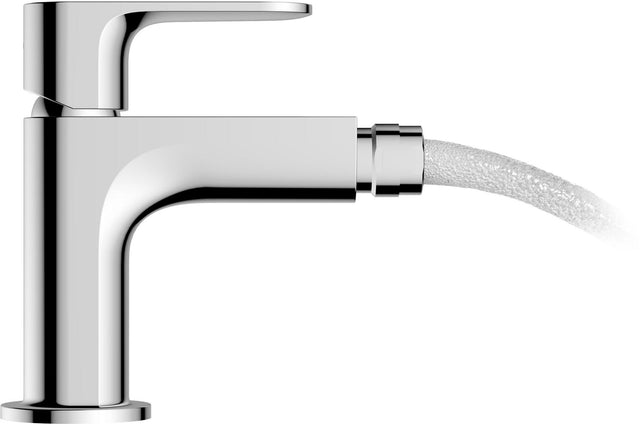 Hansgrohe Rebris S Einhebel-Bidetmischer mit Zugstangen-Ablaufgarnitur, Chrom – 5 l/min