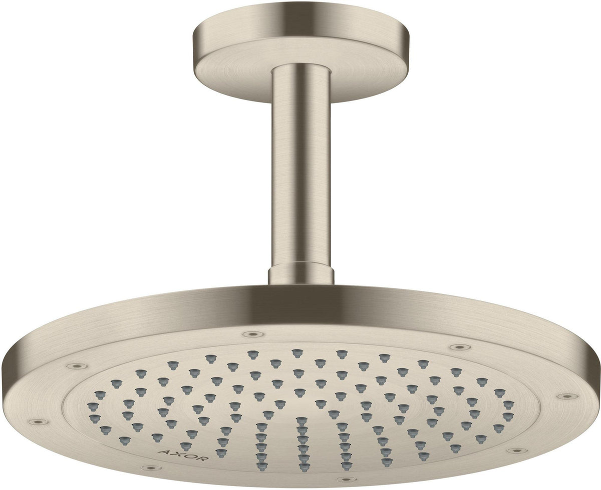 AXOR Kopfbrause 245 1 Jet EcoSmart Chrom – Rain-Duschkopf für Wand- und Deckenmontage