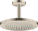 AXOR Kopfbrause 245 1 Jet EcoSmart Chrom – Rain-Duschkopf für Wand- und Deckenmontage