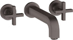 brushed black chrome / schwarz / gebürstet