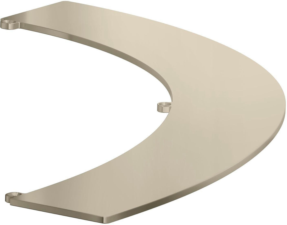 AXOR Suite Ablage polished nickel – Metall-Ablage mit verdeckter Befestigung, 20 kg Belastbarkeit