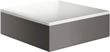 AXOR Suite Aufsatzwaschtisch 285x285mm SolidSurface mit chrom Designrahmen, ohne Hahnloch & Überlauf
