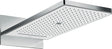 HANSGROHE Kopfbrause RAINMAKER SELECT 580 weiß/chrom 3jet quadratisch – 586 x 258 mm, RainFlow, Antikalk