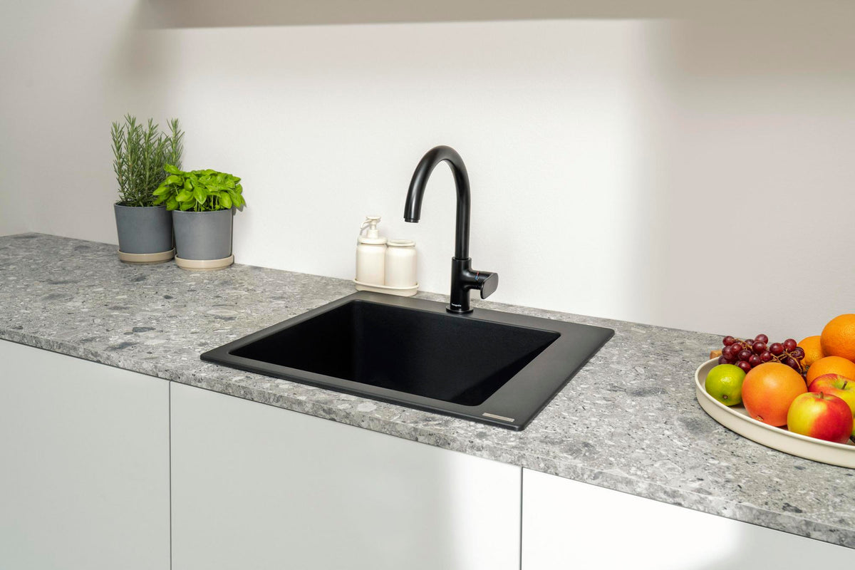 HANSGROHE HG EHM-Spültischmischer VERNIS Blend 260 M35, 1jet chrom – ComfortZone 210, schwenkbar