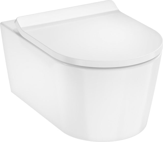 HANSGROHE EluPura S Wand-WC Set weiß mit HygienEffect, spülrandlos & SoftClose