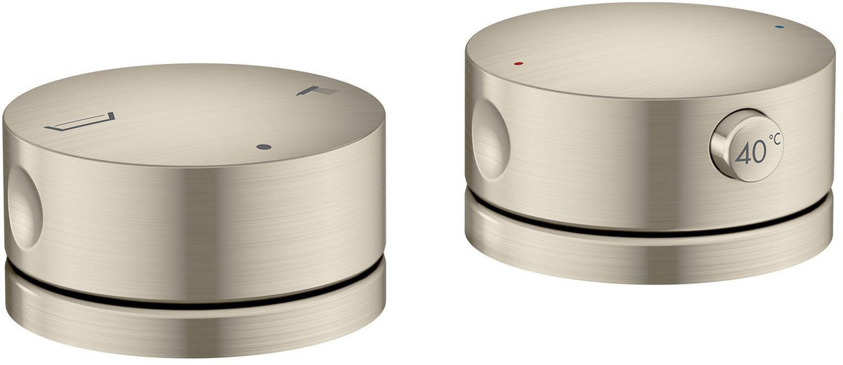 AXOR One 2-Loch Wannenrandarmatur mit Thermostat, chrom – Hansgrohe