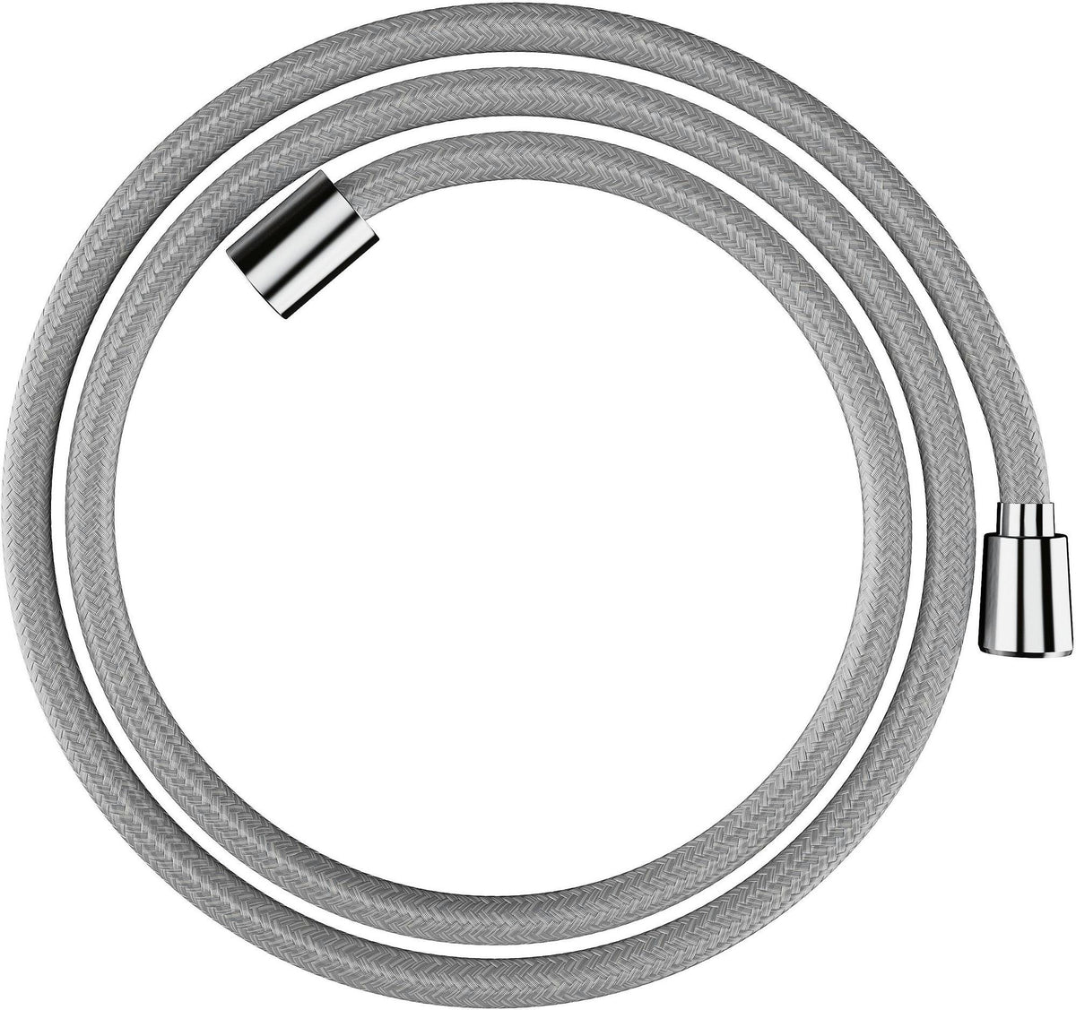 Hansgrohe Designflex Textilbrauseschlauch 160 cm Chrom – Recycled PET, Knickgeschützt, Drehwirbel