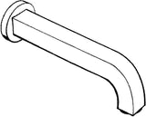 AXOR Citterio Wanneneinlauf DN 20, 165 mm Ausladung, Chrom – Wandmontage
