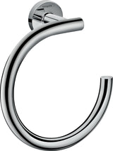 HANSGROHE Handtuchring Logis Universal chrom – Wandmontage, Messing, verdeckte Befestigung