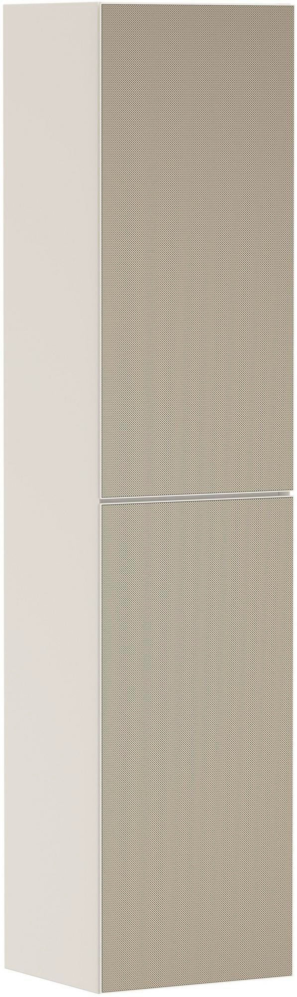 HANSGROHE Hochschrank Xevolos E 1160 mm mit PushOpen, Eiche dunkel/Weiß, grifflos