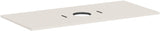 HANSGROHE Xilesa E Konsole 1180 mm Eiche mit mittigem Ausschnitt für Aufsatzwaschtisch