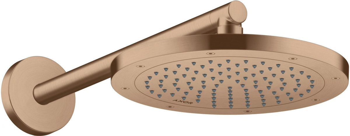 AXOR Kopfbrause 245 1 Jet EcoSmart Chrom – Rain-Duschkopf für Wand- und Deckenmontage