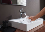 HANSGROHE Metris 110 Einhebel-Waschtischmischer chrom mit ComfortZone und Ablaufgarnitur